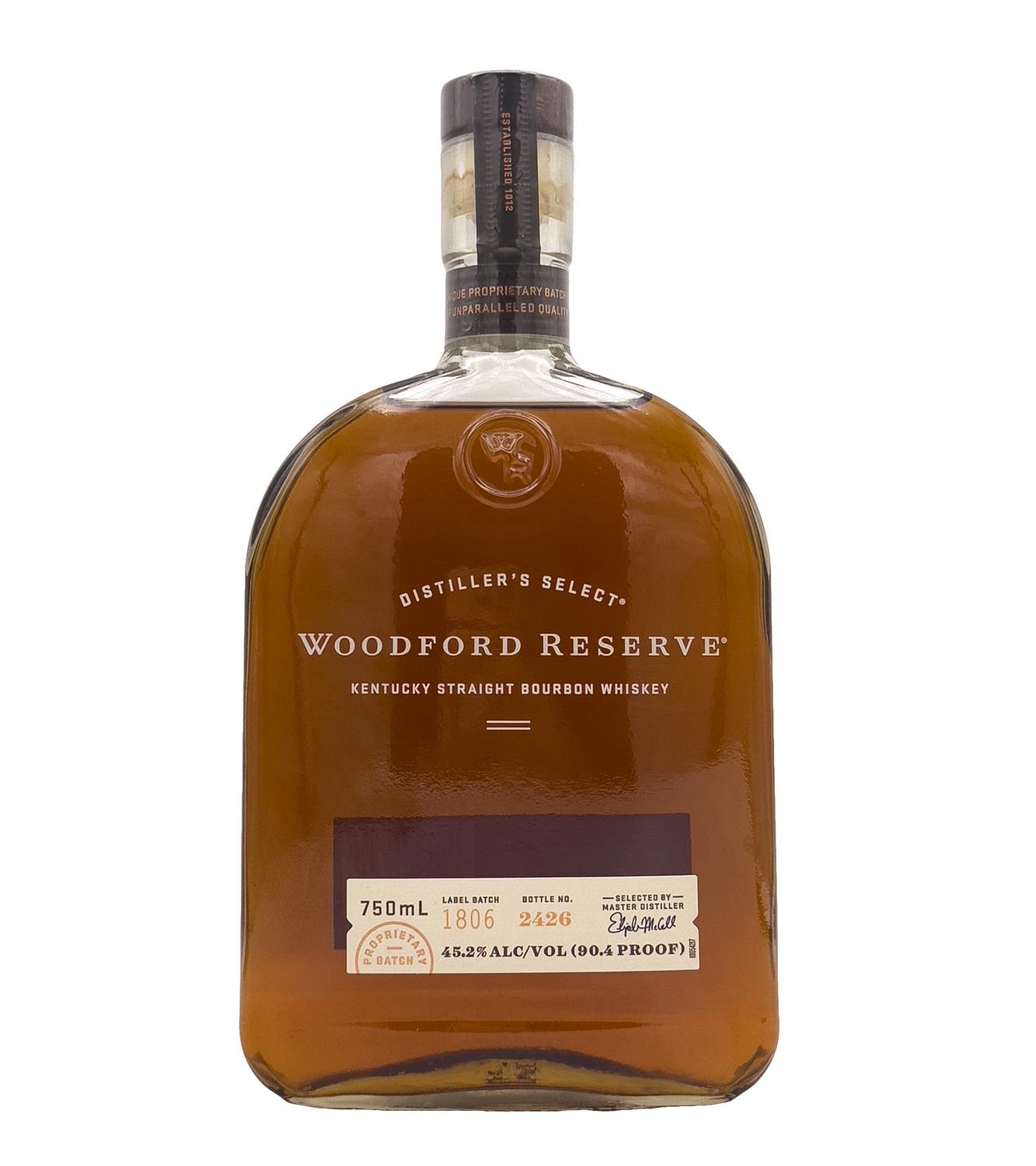 Woodford Reserve Straight Bourbon Whiskey 750ml