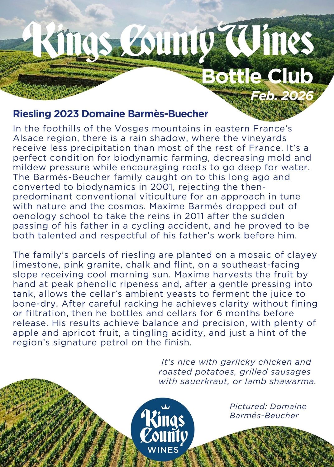 Riesling 2023 Barmès-Buecher