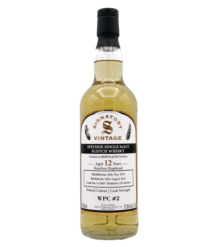 Signatory Vintage Mortlach 12yr. Barrel Strength Speyside Single Malt 700ml