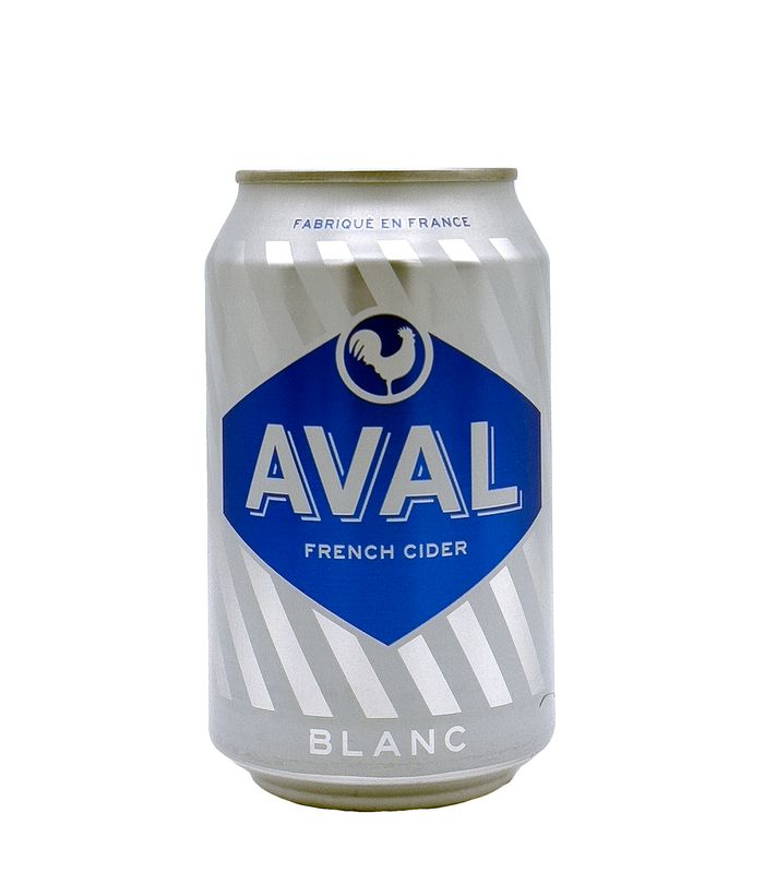 French Cider Blanc NV 375ml (can) Aval