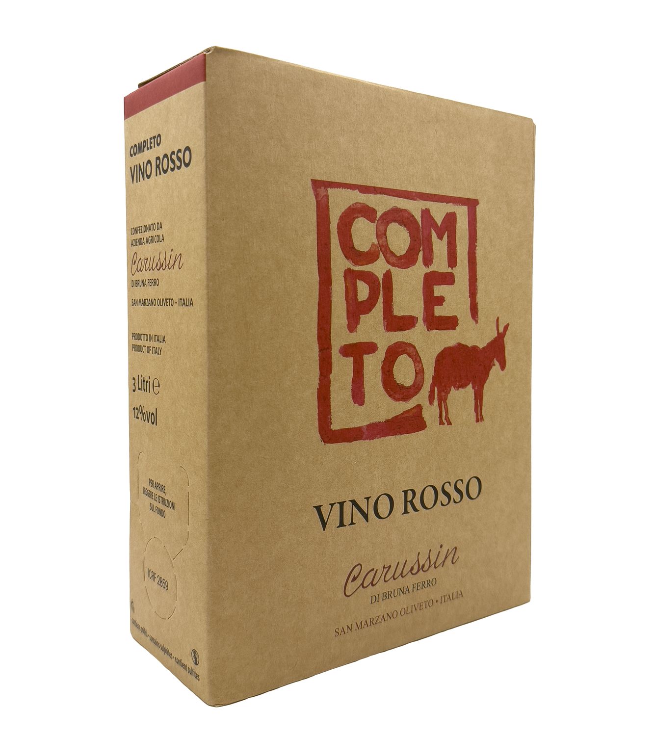 Vino Rosso Completo 2023 3L (BiB) Carussin