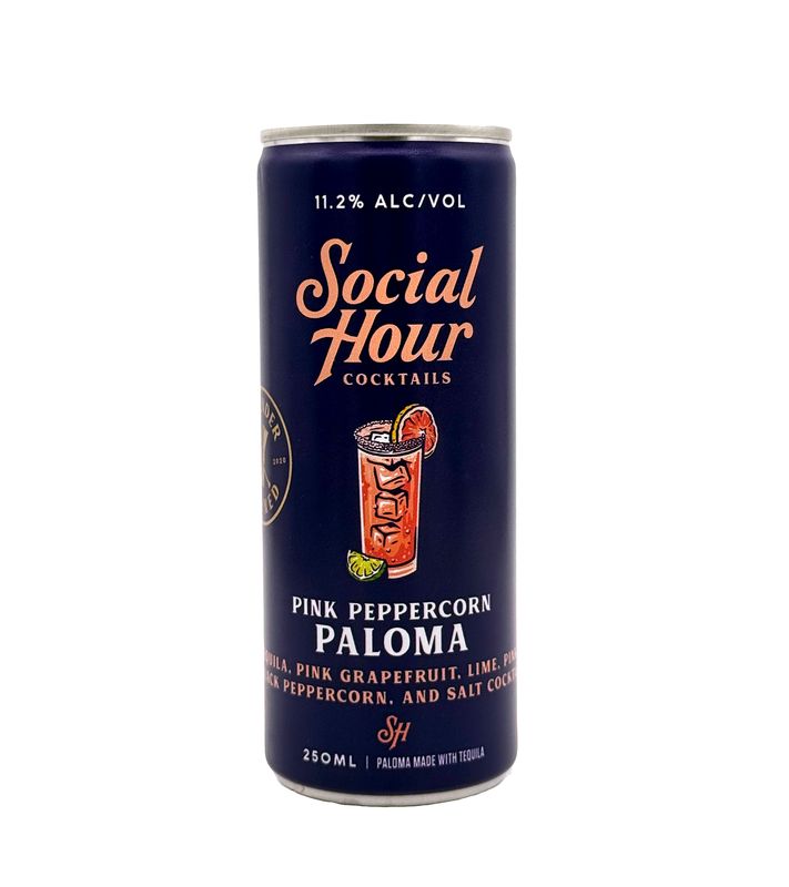 Pink Peppercorn Paloma 250ml (can) Social Hour Cocktails