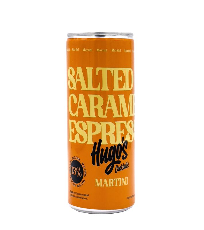 Salted Caramel Espresso Martini 250ml Hugo's