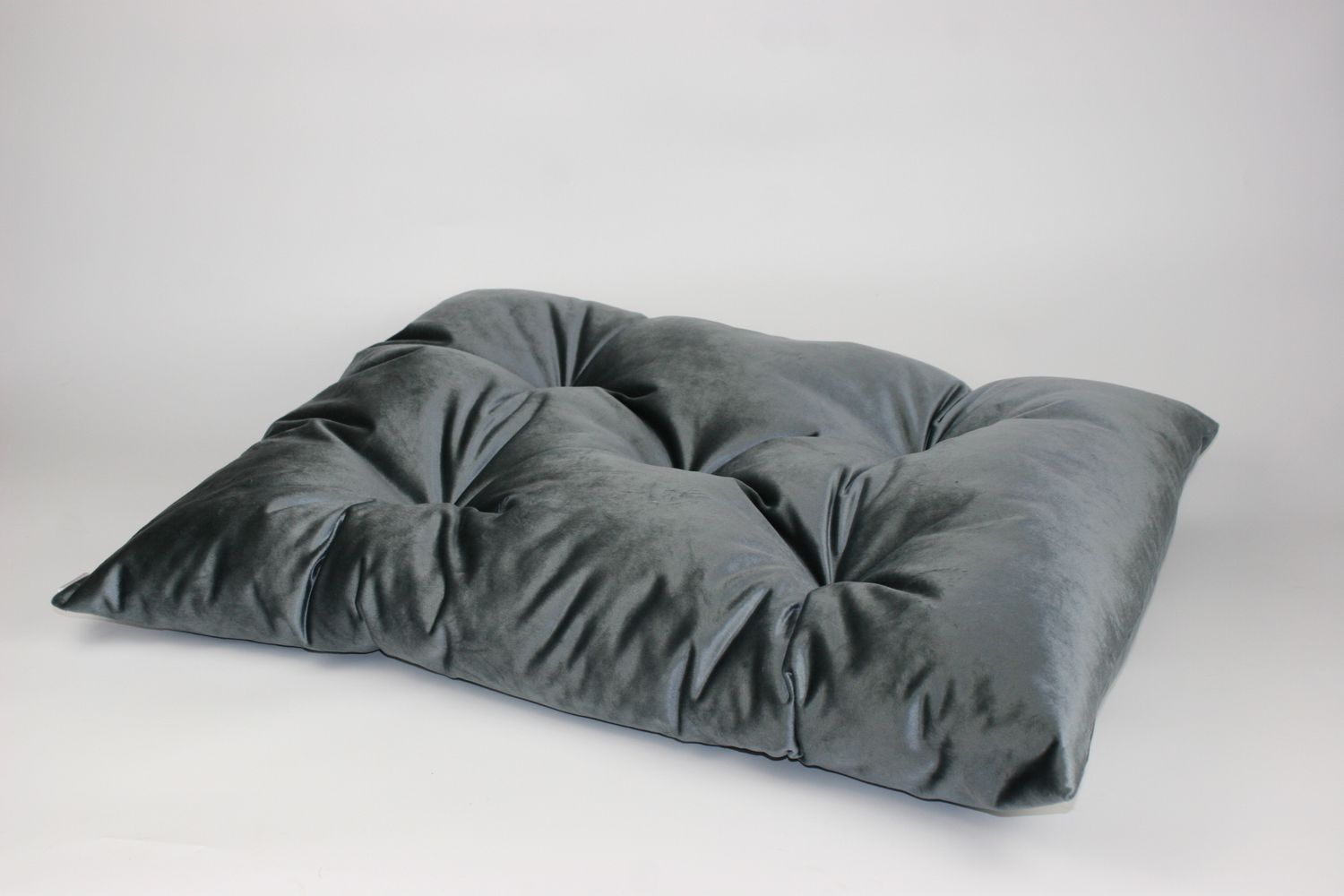 Legowisko FAB Velvet ciemna stal 80/60cm