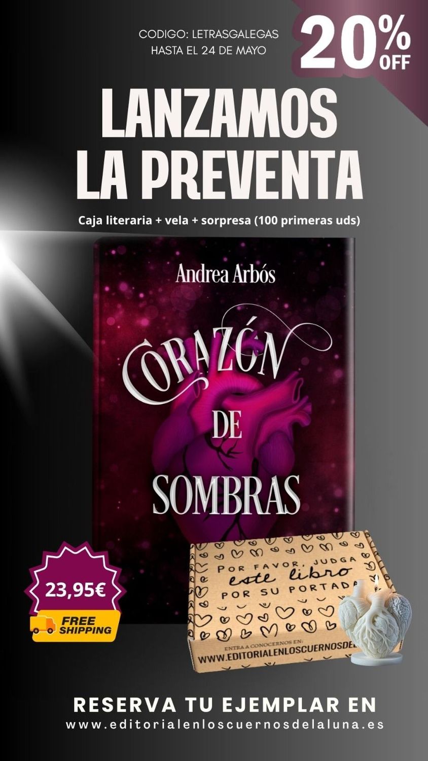 Caja literaria Corazón de sombras Caja literaria Corazón de sombras