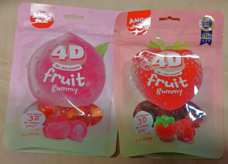 Bonbons  4D Amos - Les Fruits Magiques à Croquer !