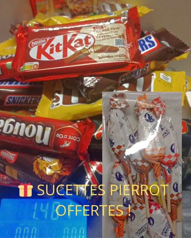 30 Barres de Chocolat à Partager