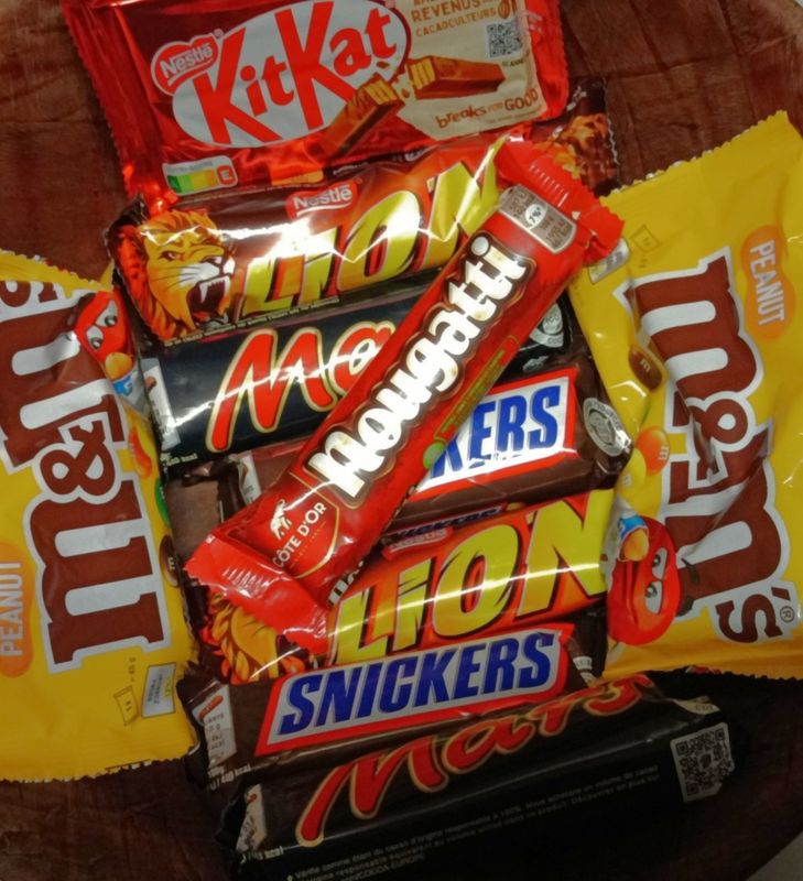 Pack 15 Barres Chocolatées - Mix au Choix (Mars, Snickers, Lion...)