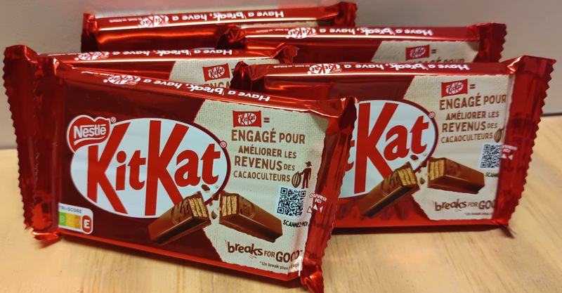 KitKat Anti‑Gaspi – Break Chocolaté le lot de 5 tablettes