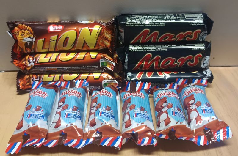 Mélange 3 Mars • 3 Lion • 6 Oursons Cemoi