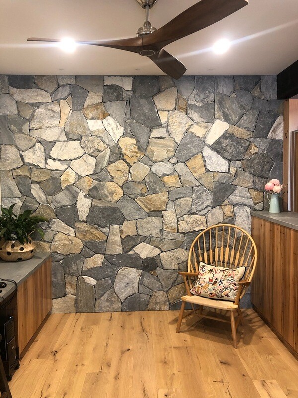 Hotham Grey loose stone cladding