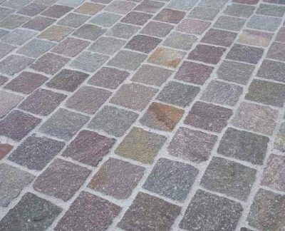 Italian Porphyry Natural split Cobbles