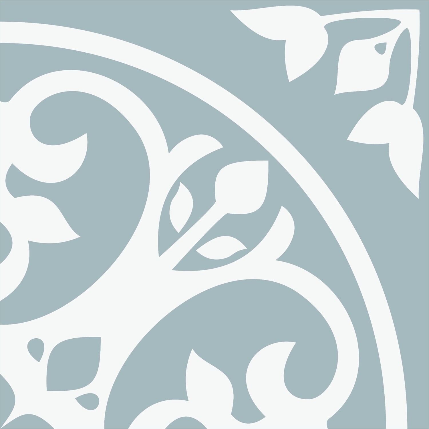 Picasso Floral Light Blue Matt