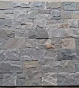 Metal Grey Stackstone panels