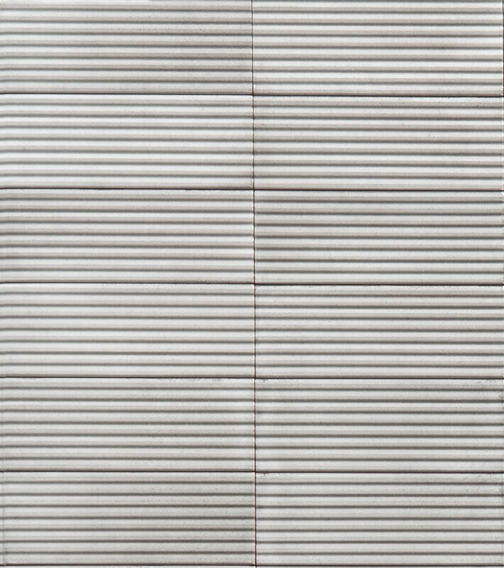 Rice Grigio 3D Lux Gloss Subway