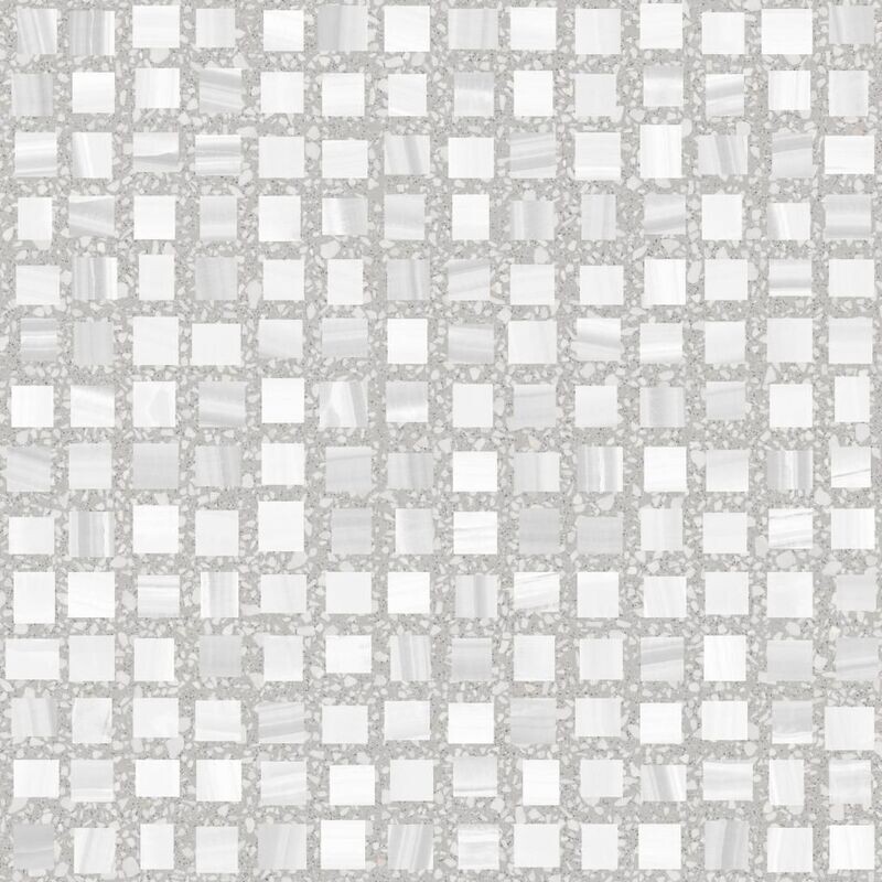 Valantino Terrazzo Light Grey Square Decor