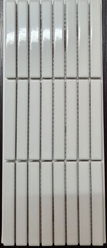 Stackbond Solid White Gloss Kit Kat Mosaics