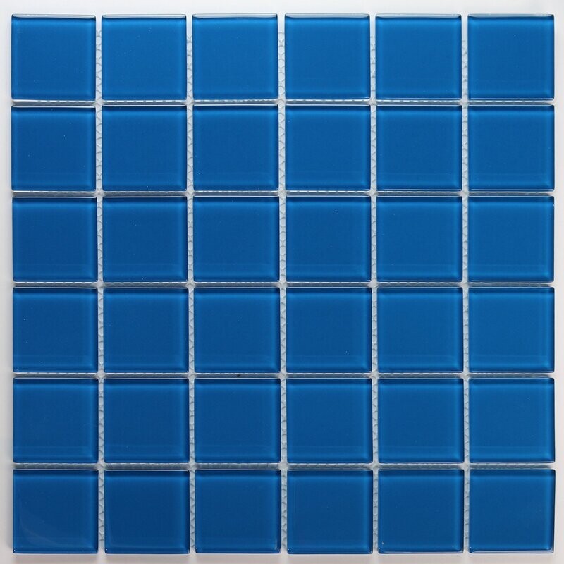 Crystal Honolulu Blue Glass Pool Mosaic