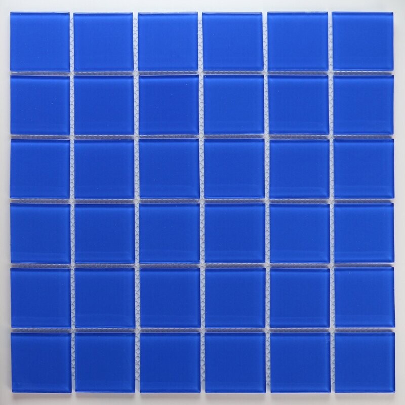 Crystal Brandeis Blue Glass Pool Mosaic
