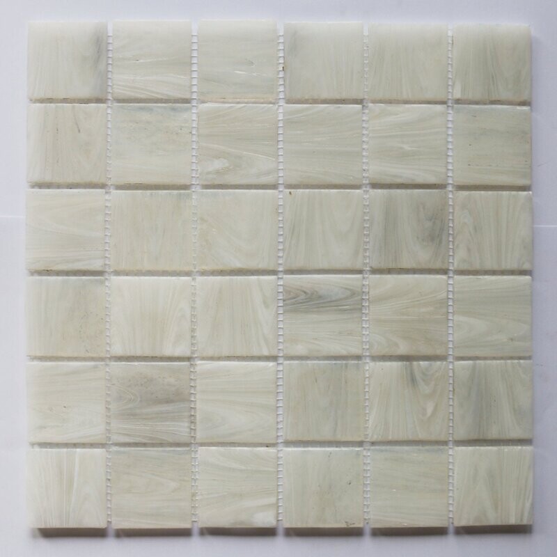 Lux Arctic White Glass Pool Mosaic