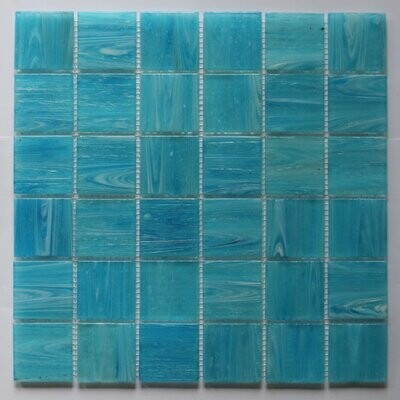 Lux Sky Blue Glass Pool Mosaic