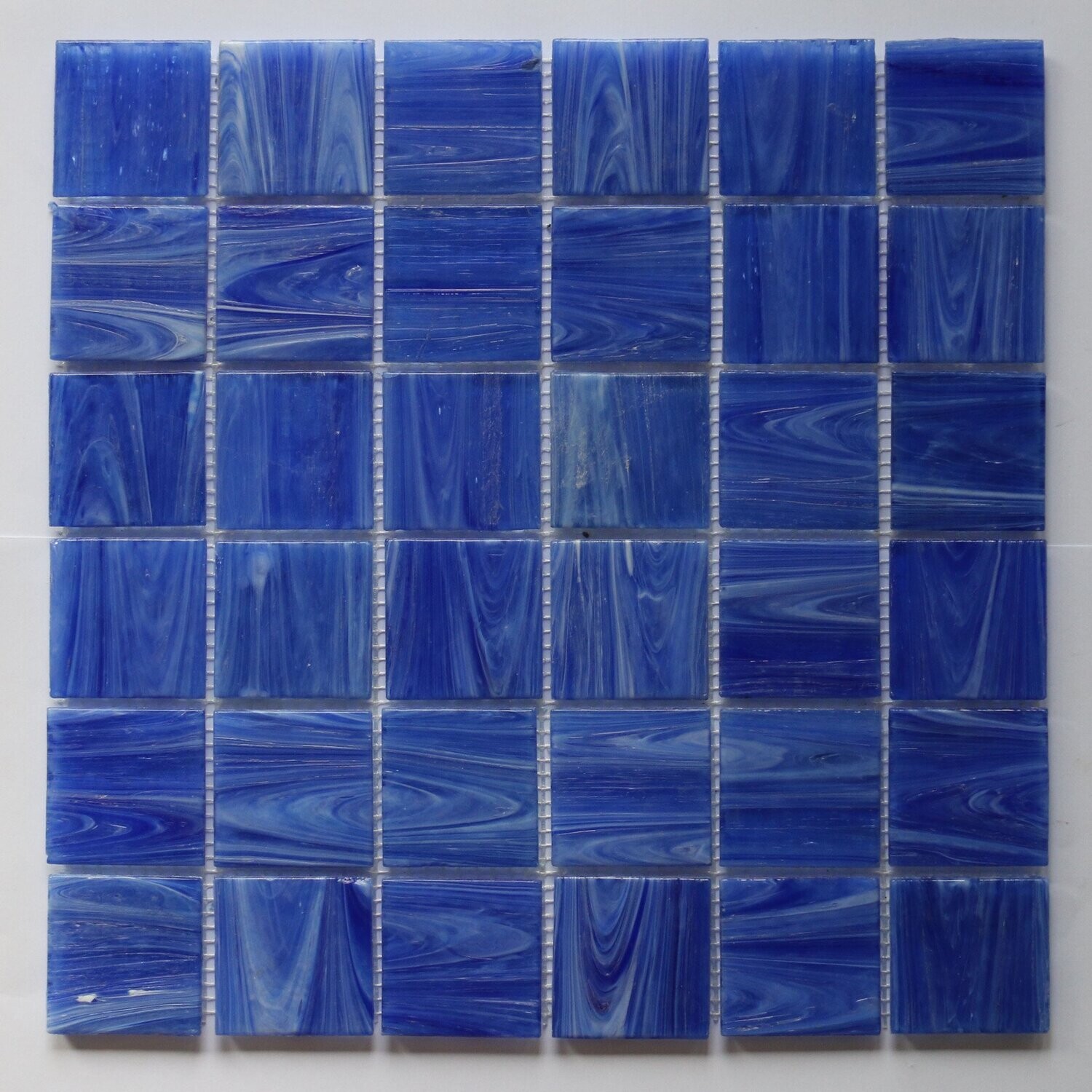 Lux Sapphire Blue Glass Pool Mosaic