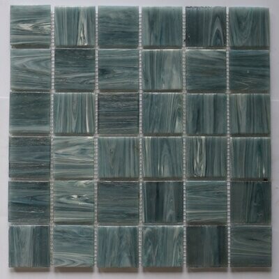 Lux Oyster Grey Glass Pool Mosaic