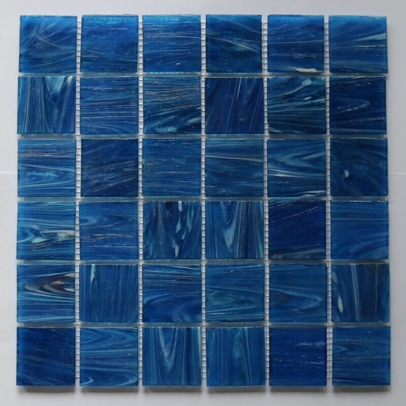 Lux Royal Blue Glass Pool Mosaic
