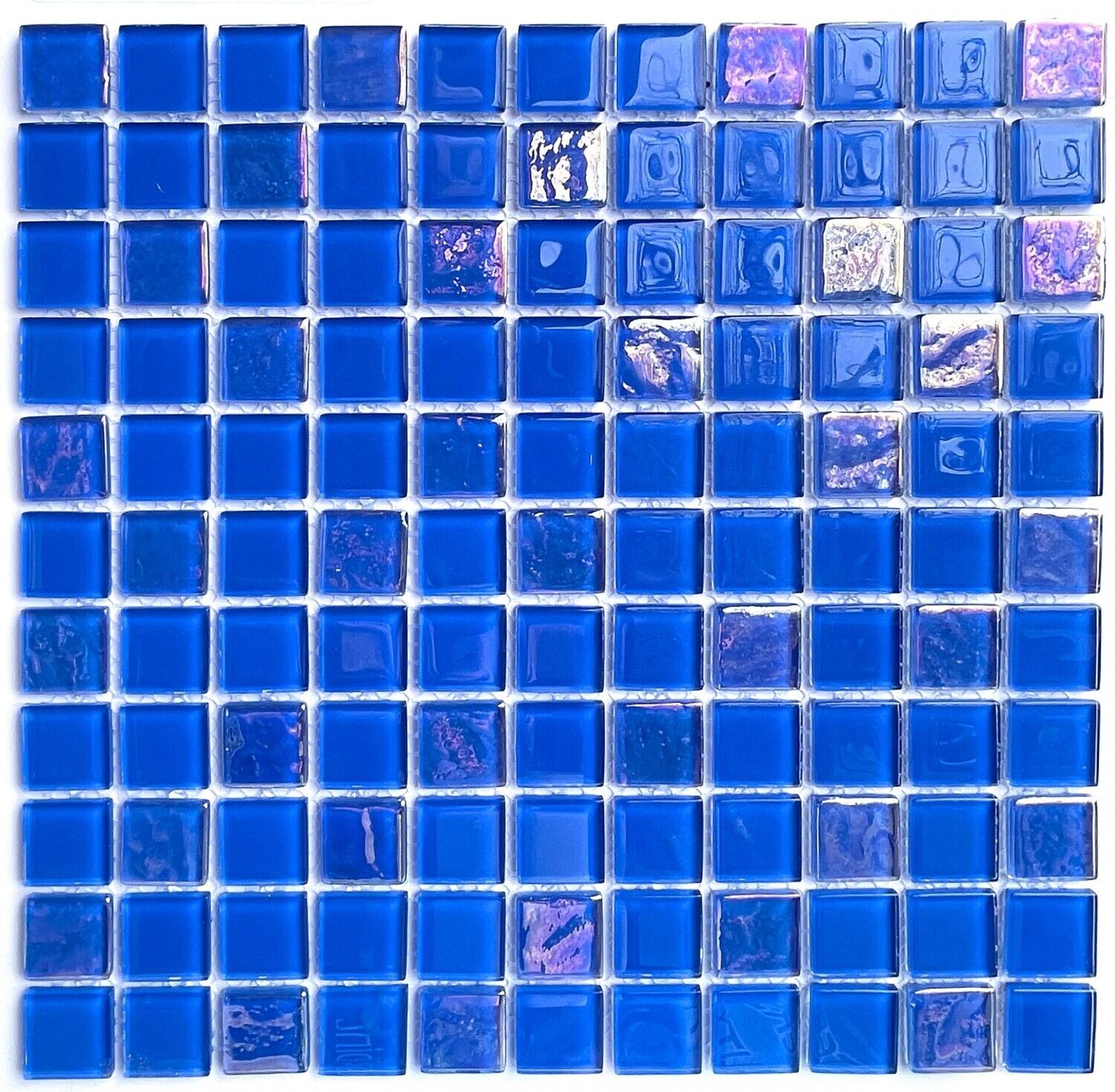 Opal Cobalt Glass Pool Mosaic