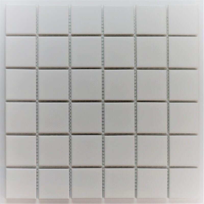 White Gloss Porcelain Pool Mosaic