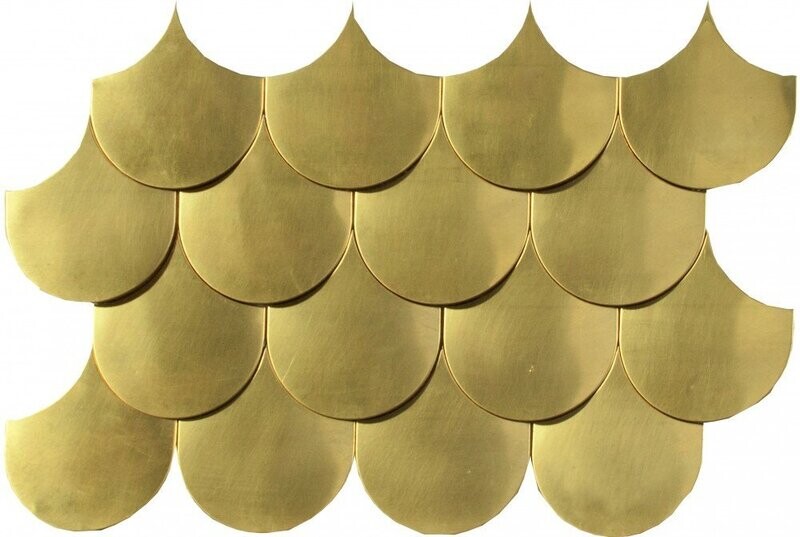 Sirena Gold Fan Mosaics