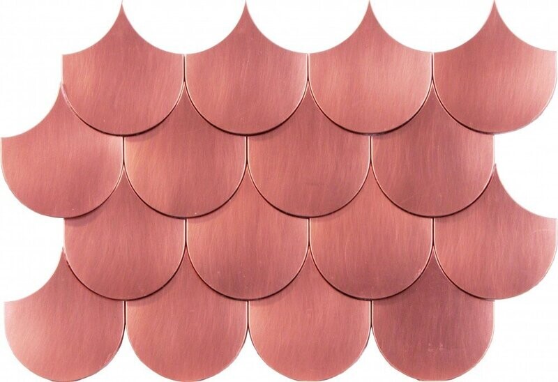 Sirena Copper Fan Mosaics