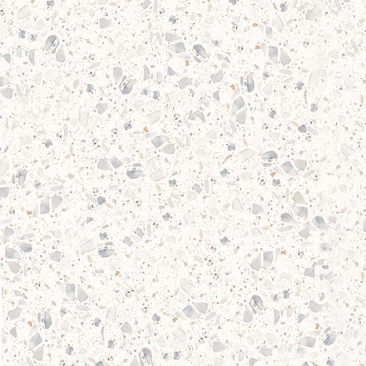 Portland Terrazzo Carrara White Matt Porcelain