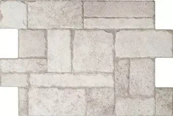 Borgogna White Ashlar Stonework Porcelain
