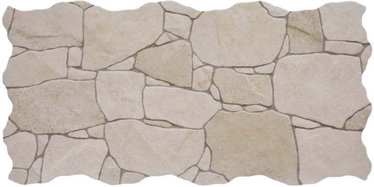 Riverstone Sand Porcelain Rockwall