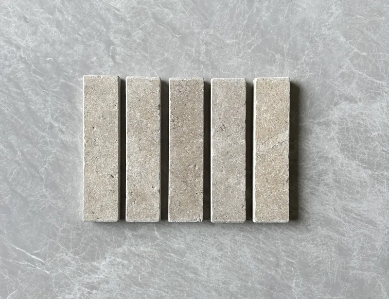 Sinai Pearl Limestone Brushed & Tumbled Batons
