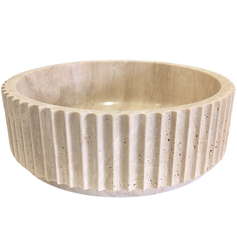 Eon Basin Classic Travertine Concave