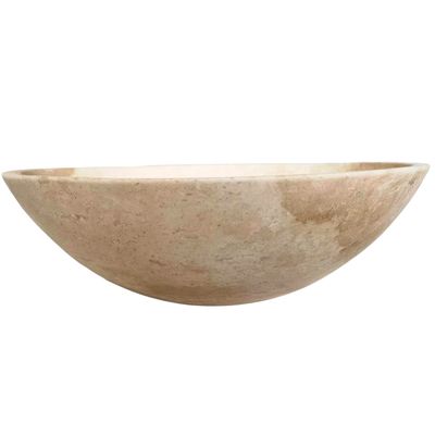 Eon Basin Bowl Classic Travertine Eon Basin Bowl Classic Travertine