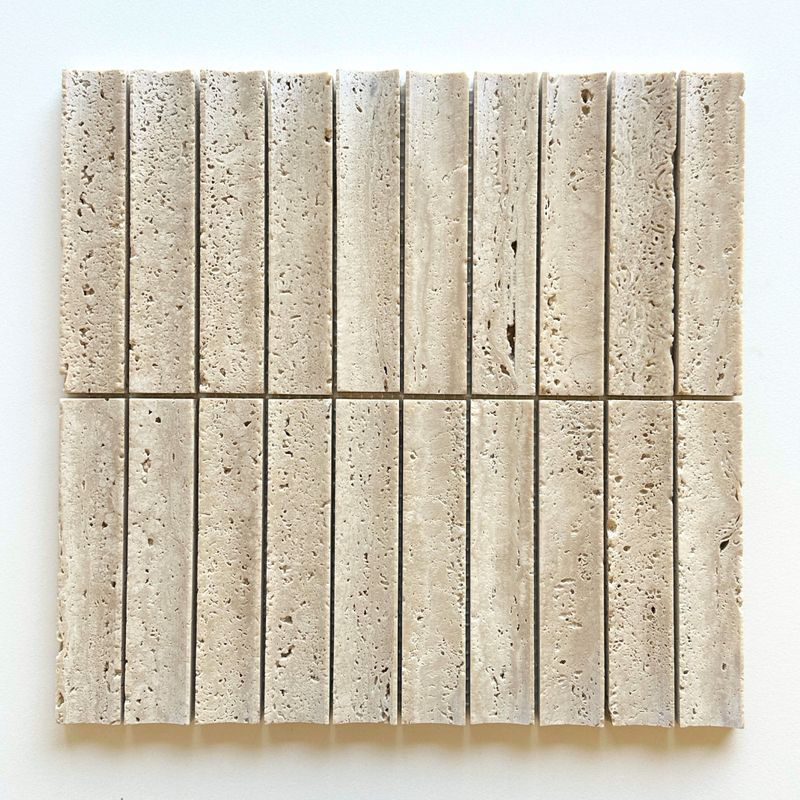 Eon Concave Classic Travertine Mosaics Eon Concave Classic Travertine Mosaics