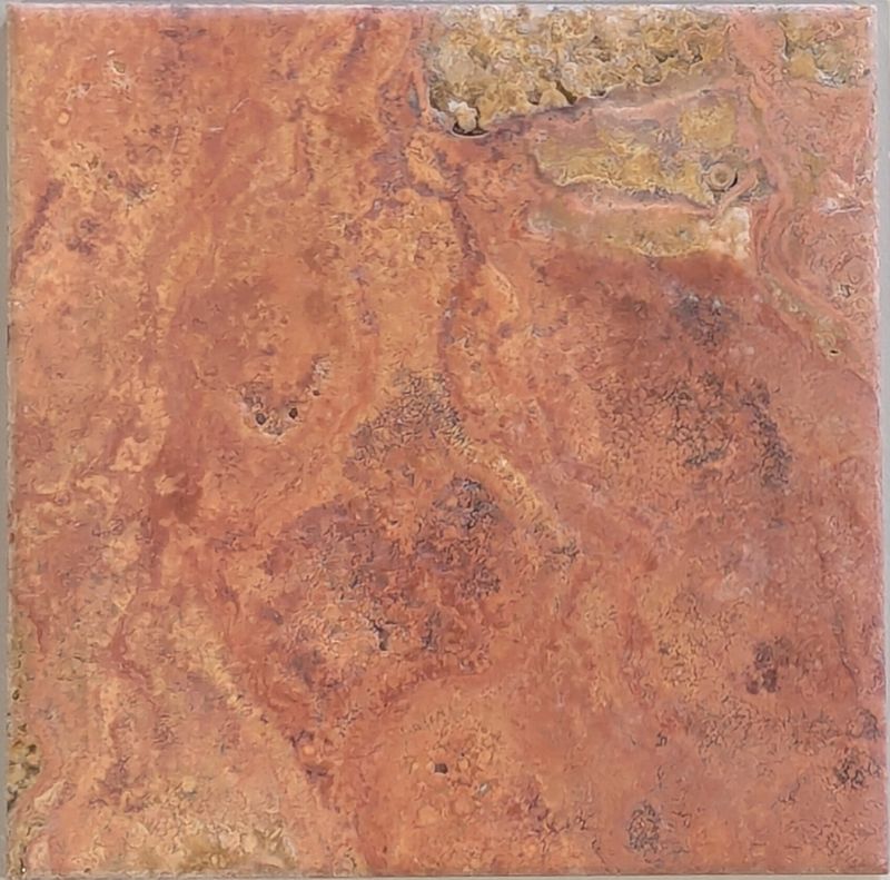 Eon Square Rosso Travertine Subway Eon Square Rosso Travertine Subway