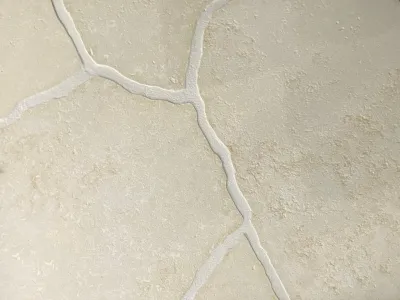 Crema Novelda Sandblasted & Tumbled Crazy Paving (20mm)