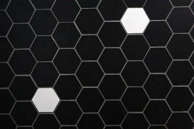 Hexagon Black Matt
