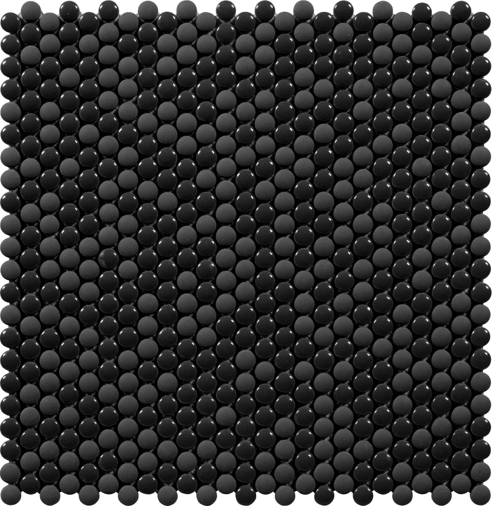 Dots Black Glass Mosaics Dots Black Glass Mosaics