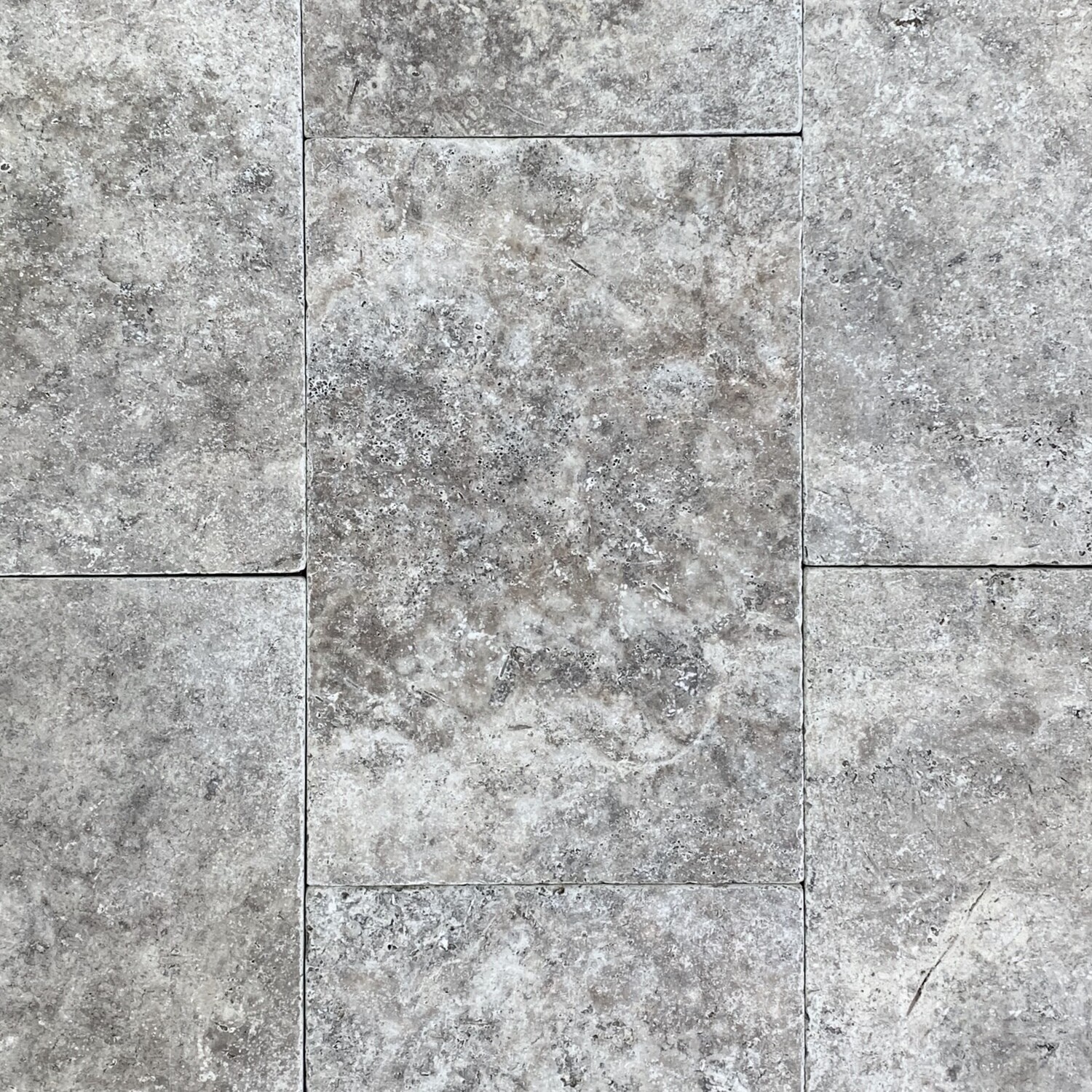 Silver Titanium Travertine Tumbled Tiles & Pavers Silver Titanium Travertine Tumbled Tiles & Pavers