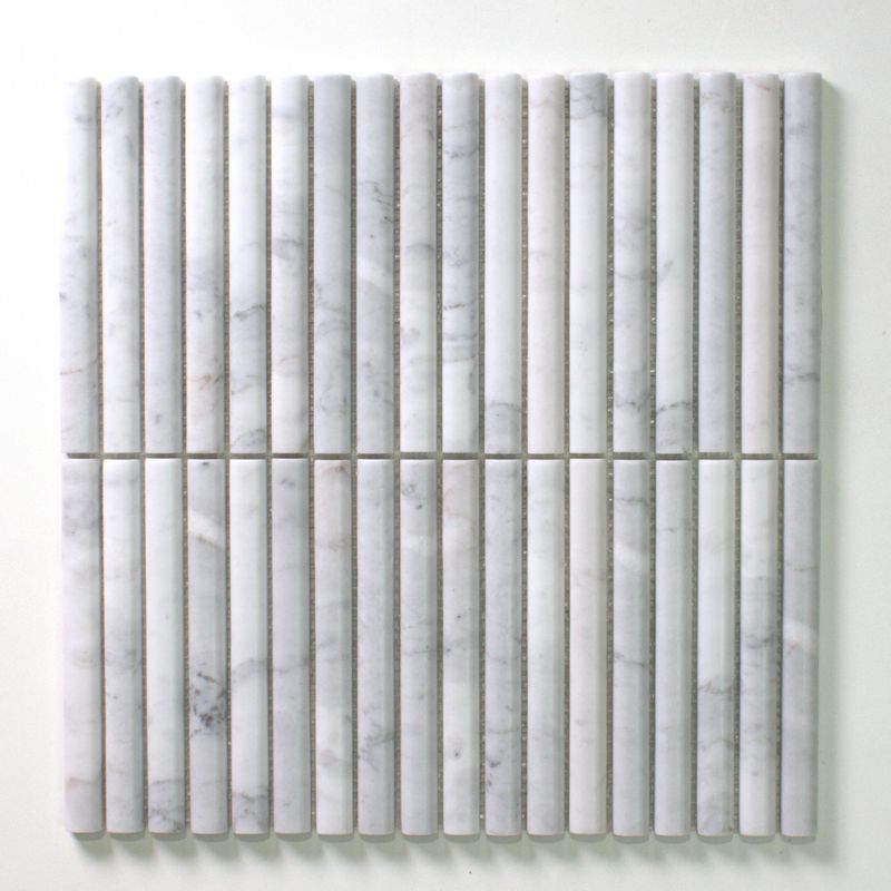 Eon Twix Carrara Honed Mosaics