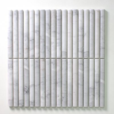 Eon Twix Carrara Honed Mosaics