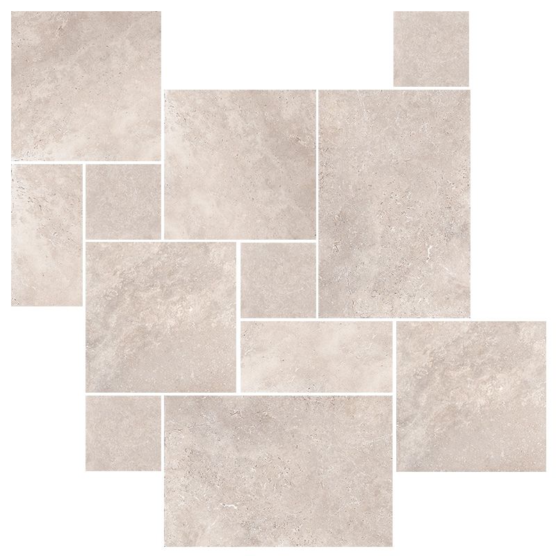 Jerusalem Stone Grigio French Pattern In / Out