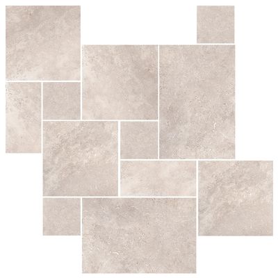 Jerusalem Stone Grigio French Pattern In / Out