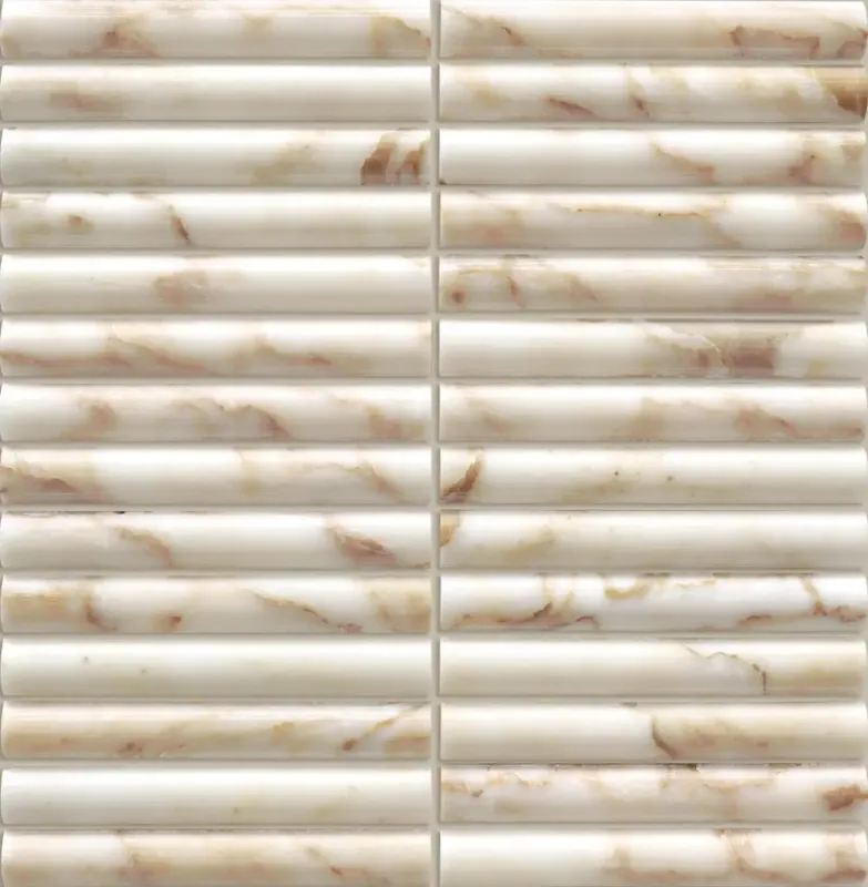 Elementa Calacatta Gold Fluted Fingers Elementa Calacatta Gold Fluted Fingers
