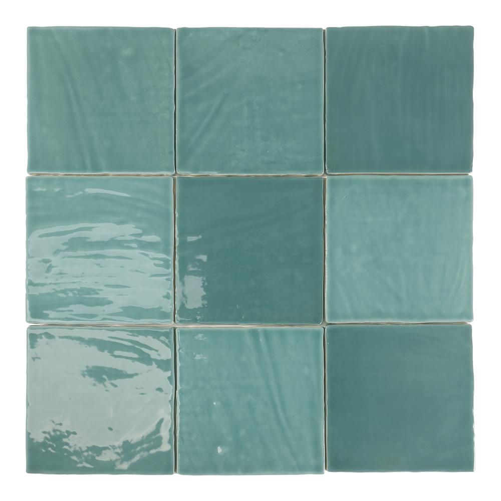 Tabarca Turquesa Gloss Subway & Square Tabarca Turquesa Gloss Subway & Square